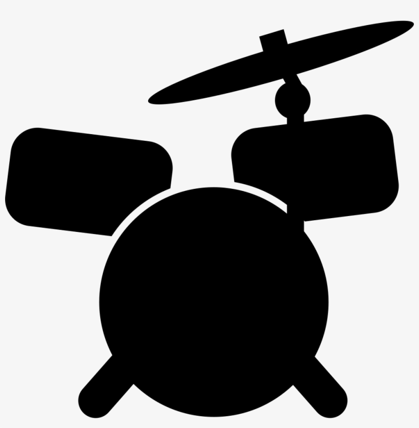 Png File Svg - Cartoon Drumset, transparent png #8133608