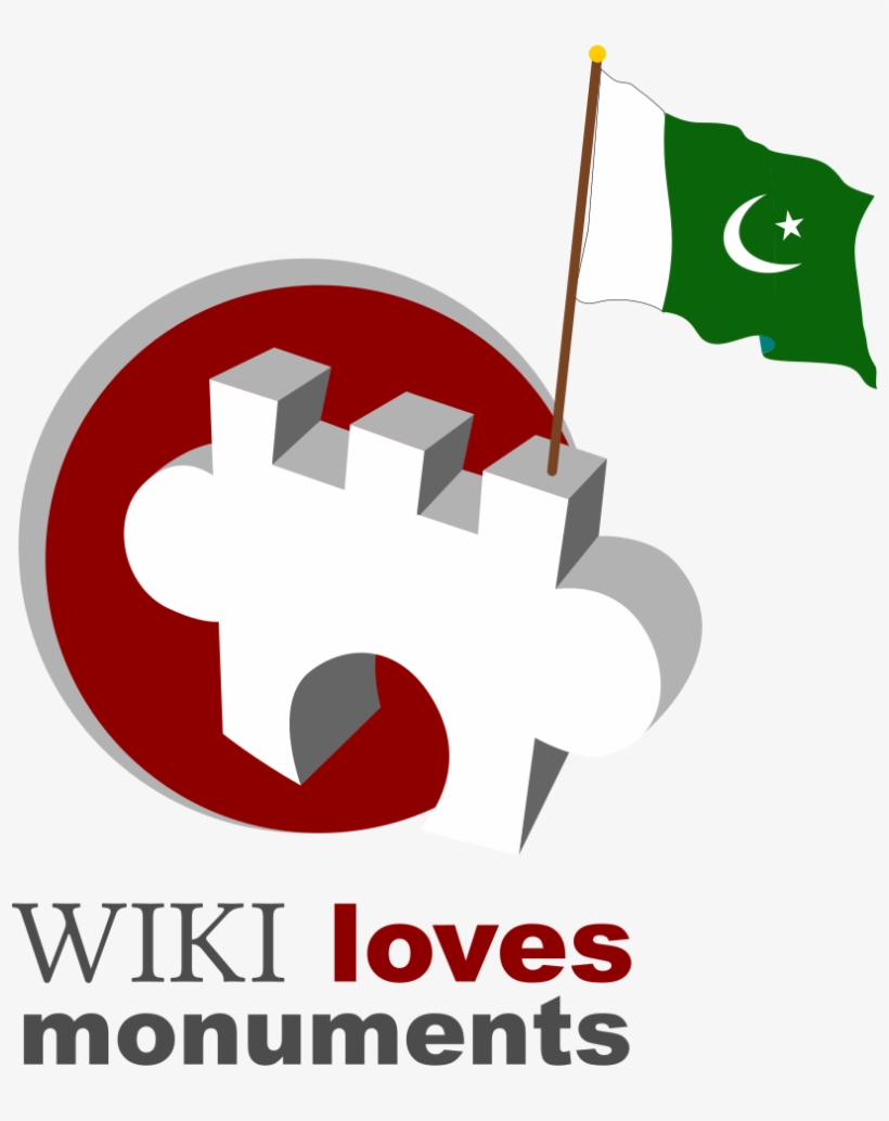 Pakistan Flag On Wlm Logo - Loves Monuments, transparent png #8134149