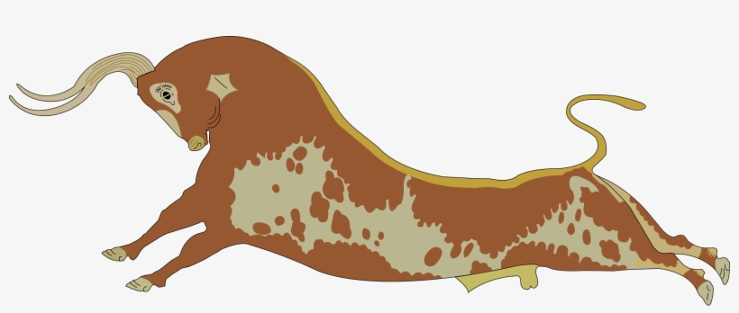 Banner Stock File Auroch Animal Svg Wikimedia Commons - Knossos, transparent png #8135651