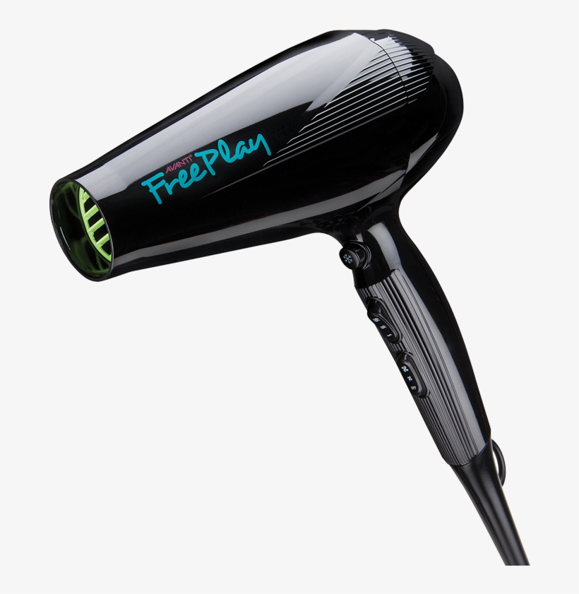 Hair Dryer - Avanti Free Play Hair Dryer, transparent png #8135718