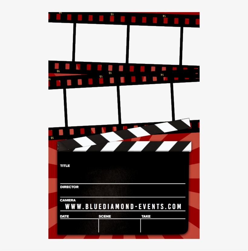 Movie Theme Director 4 Image Strip Landscape, transparent png #8135723
