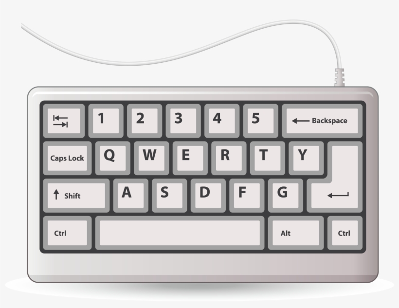 Mice Clipart Computer Keyboard - Hk 3910 Wireless Keyboard, transparent png #8135757