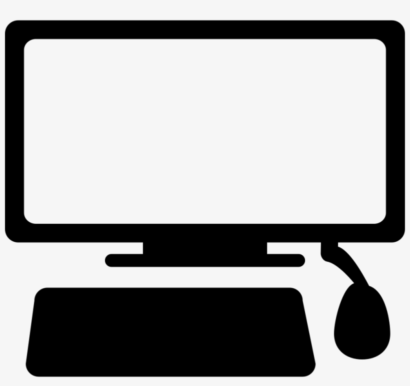 Monitor Keyboard And Mouse Comments - Computer And Mouse Png, transparent png #8135799