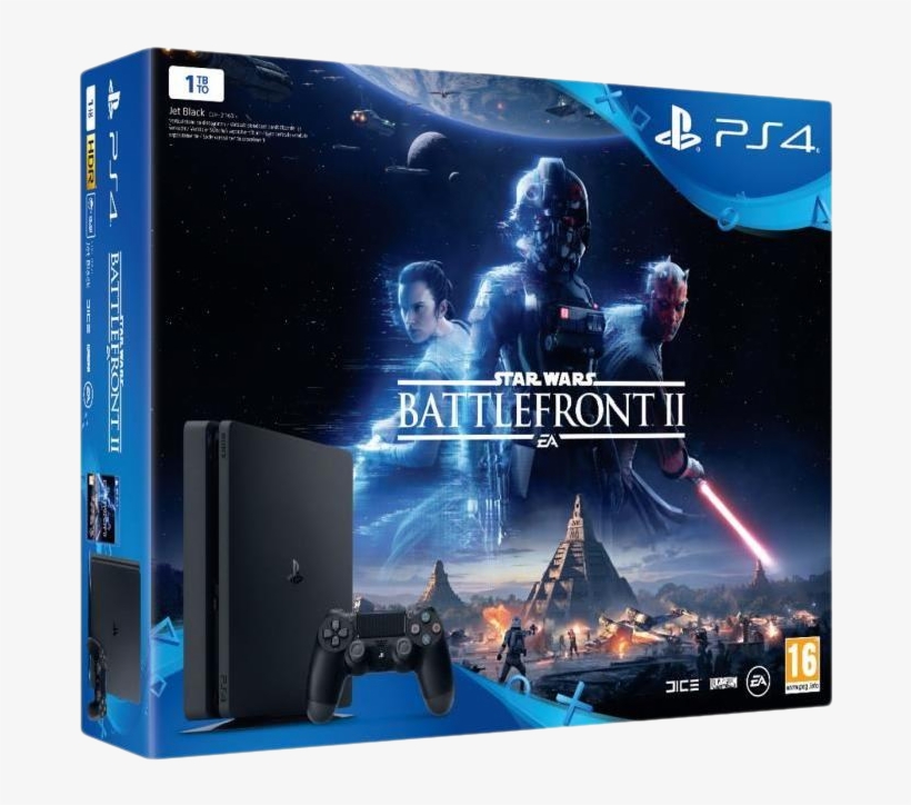 Ps4 Slim Star Wars Battlefront 2 349 99 Euros - Star Wars Battlefront Ii Sur Ps4, transparent png #8136114