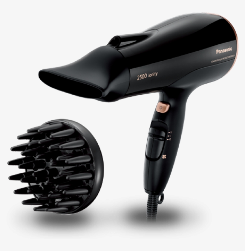 Panasonic Hair Dryer Ionity With Diffuser 2500w Ehne82k655 - Eh Ne82 K655, transparent png #8136252
