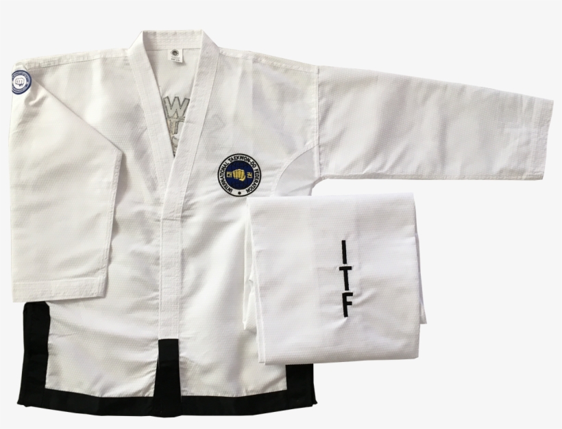 Fully Embroidered Matrix Traditional Logo Black Belt - Shorinji Kempo, transparent png #8136297