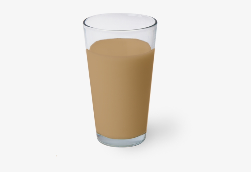 1/2 Pint Chocolate Milk - Glass Of Chocolate Milk Png, transparent png #8136392