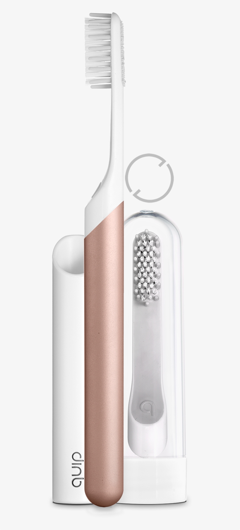 Copper Metal Electric Toothbrush - Rose Gold Quip Toothbrush, transparent png #8136718