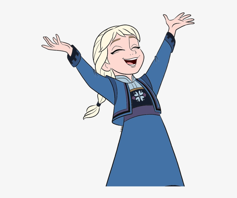 Young Elsa Young Elsa Young Anna - Cartoon, transparent png #8137115