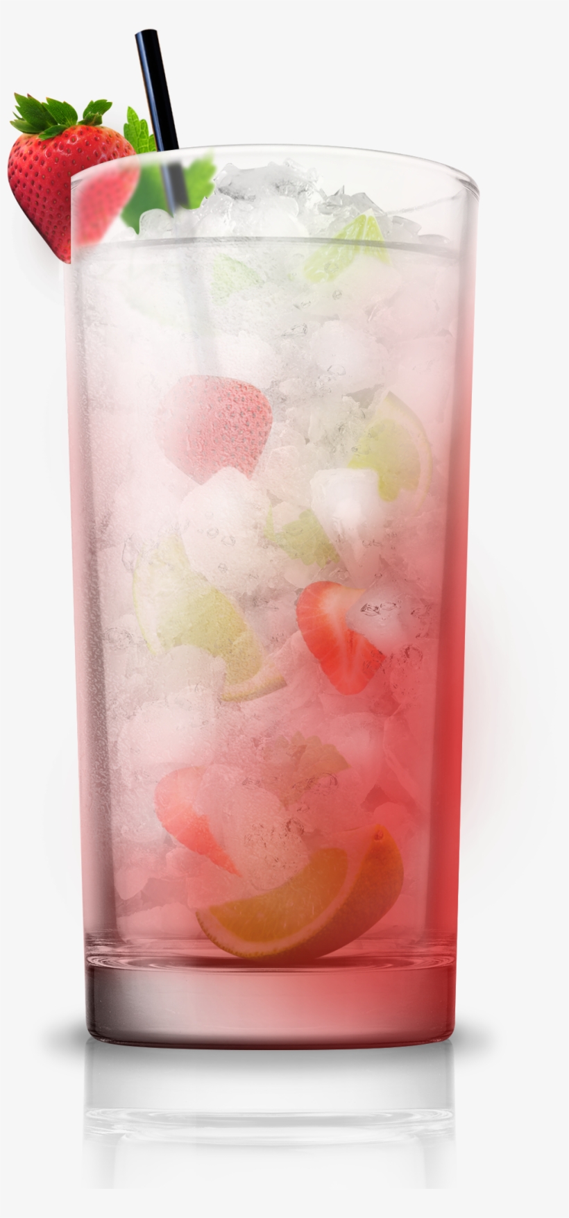 Strawberry Mojito - Strawberry Mojito Cocktail Png, transparent png #8137214
