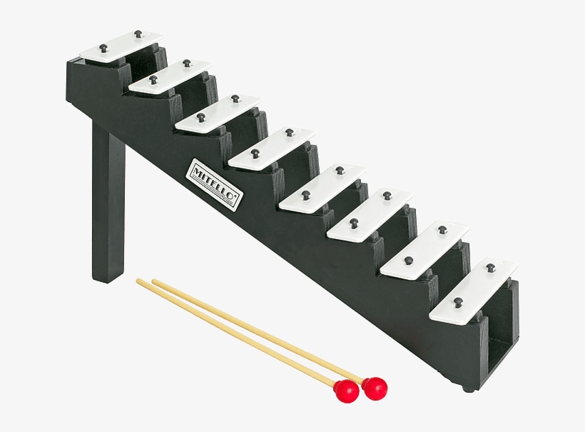 Mitello- Chime Bar Xylophone Set - Metallophone, transparent png #8137335