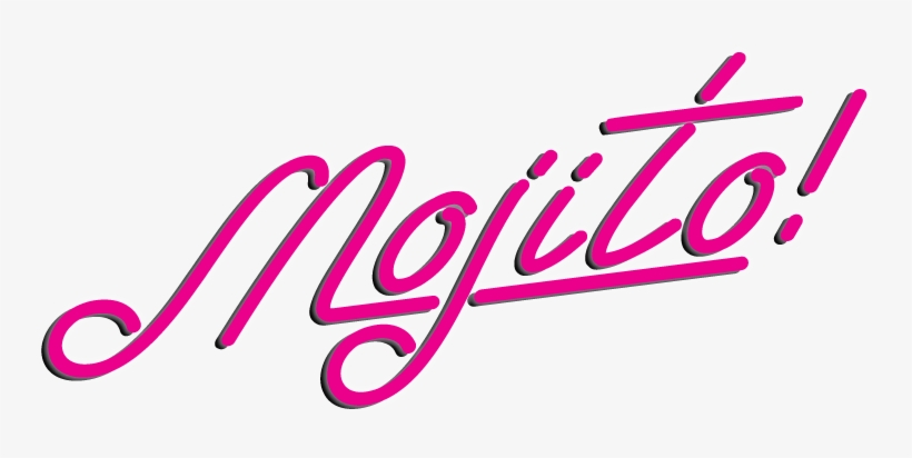 Mojito - Calligraphy, transparent png #8137786