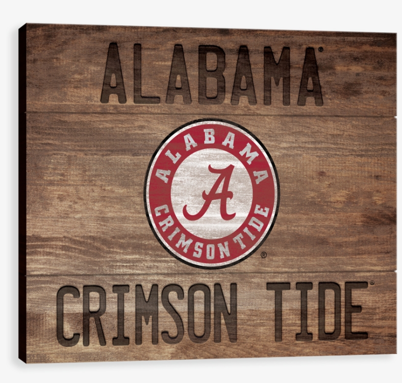 Alabama Crimson Tide Wood Burn - Alabama Crimson Tide, transparent png #8138208