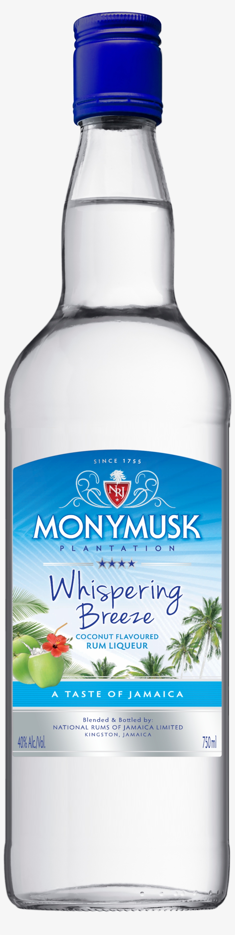 Download - Monymusk Whispering Breeze Rum, transparent png #8138297