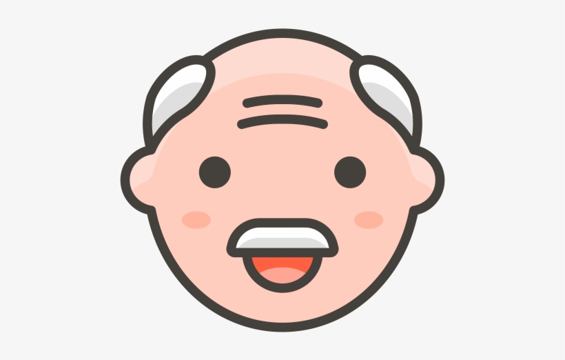 Old Man Emoji - Emoji Orang Tua, transparent png #8138590