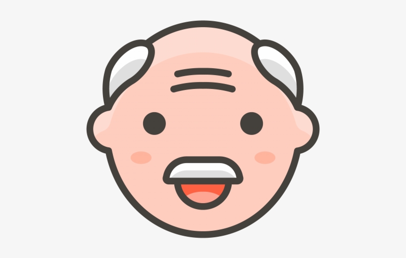 Old Man Emoji - Emoji Orang Tua, transparent png #8138590