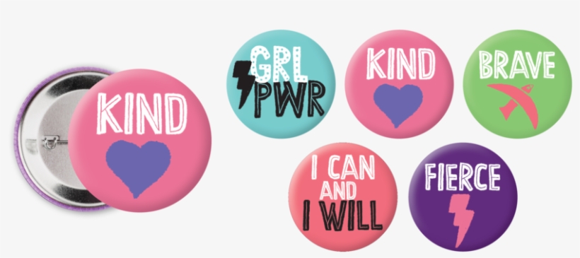 Grl Pwr Buttons - Badge, transparent png #8138594