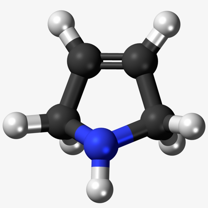 Pyrroline Molecule Chemistry Atoms 867212 - Pyrazole Aromatic, transparent png #8138902