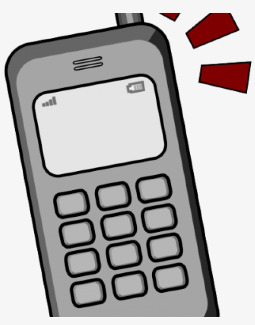 Cell Phones Clipart 19 Ringing Cell Phone Image Royalty - Cellphone Cartoons Png, transparent png #8138903