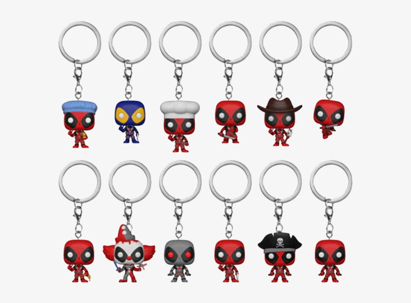 Funko Pocket Pop Keychains Marvel Deadpool - Funko Pop Keychain Deadpool, transparent png #8138907