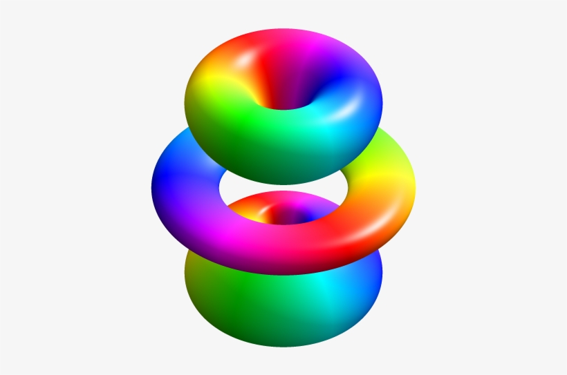 Calculated 4f1 Orbital Of An Electron's Eigenstate - Hydrogen, transparent png #8139172