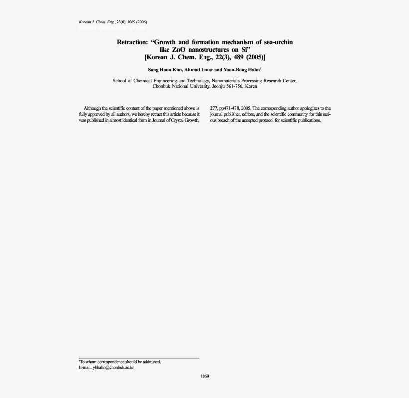 Growth And Formation Mechanism Of Sea Urchin-like Zno - Document, transparent png #8139445