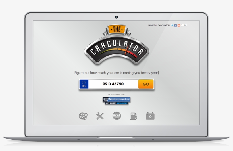 Renault Carculator 1 - Label, transparent png #8139558