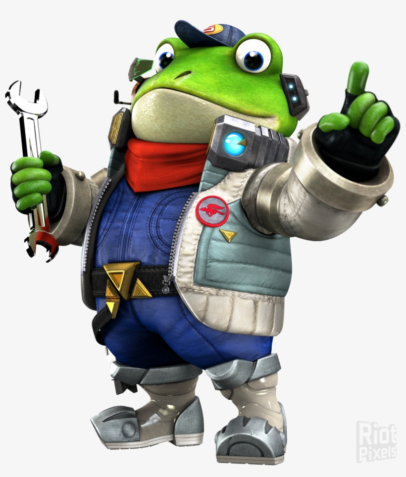 1737 × - Star Fox Zero Slippy Toad, transparent png #8139686