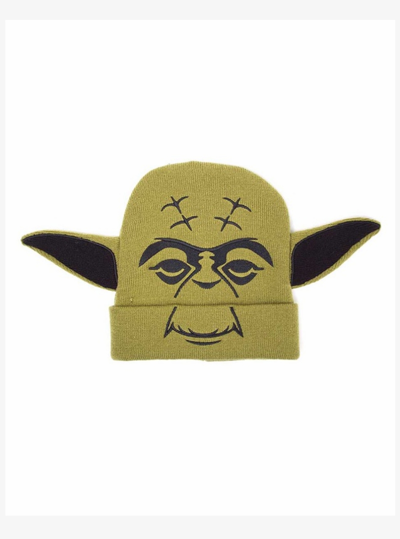 Starwars Yoda Beanie With Ears - Pizama Mistrz Yoda Xl, transparent png #8139870