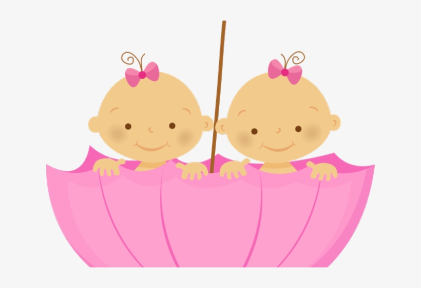 Twins Cliparts - Congratulations For Twins Baby Girl, transparent png #8140472