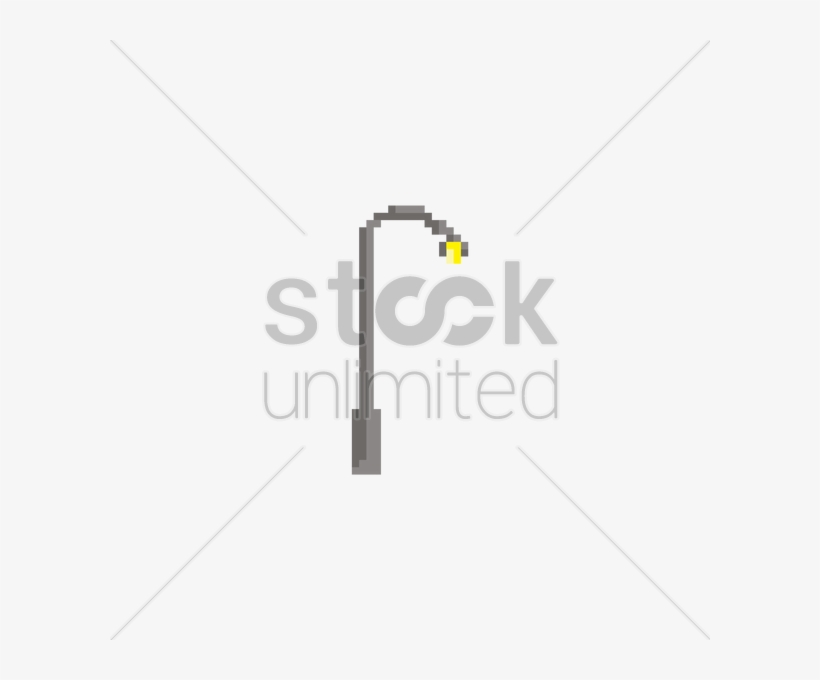 Lamp Post Clipart Pixel - Design, transparent png #8140732