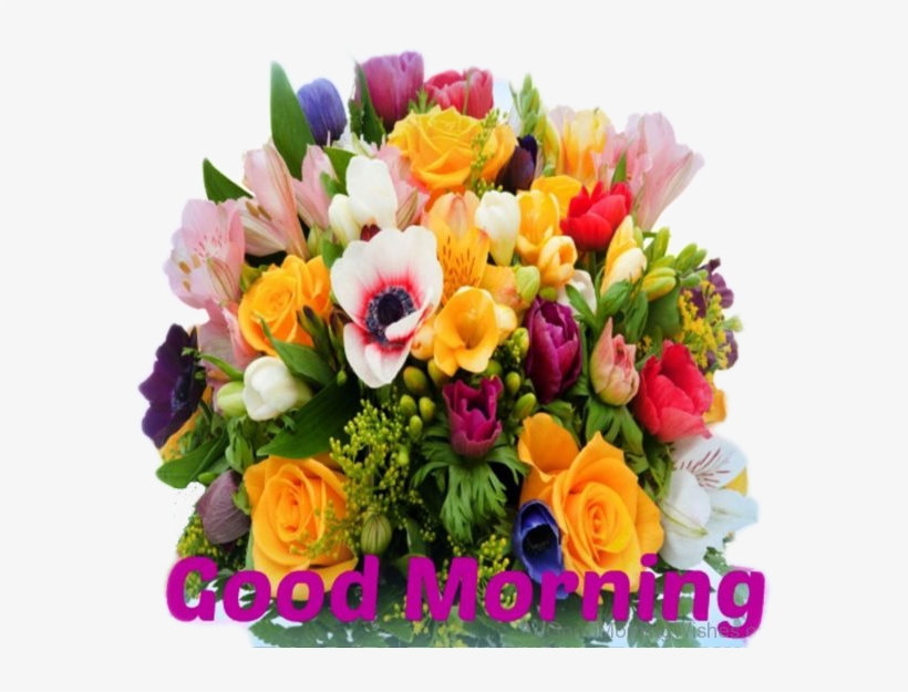 Good Morning Png Image - Big Bunch Of Flowers, transparent png #8141347