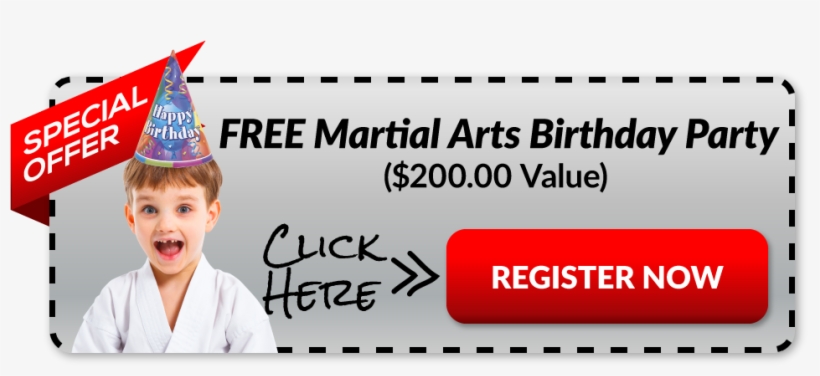 Special Offer Free Martial Arts Birthday Party - Child, transparent png #8141712