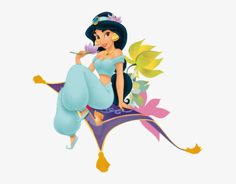 Princess Jasmine On Carpet, transparent png #8143183