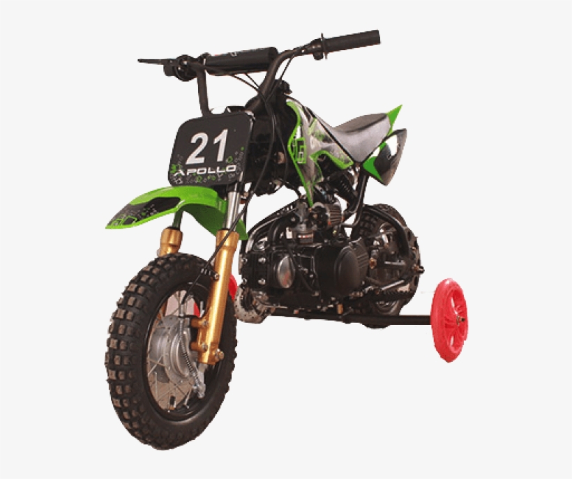 Free Png Download Gas Dirt Bikes With Training Wheels - Dirt Bike 70cc Semi Automatic, transparent png #8143201