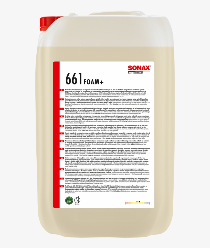 06617050 Sonax Foam Plus 25l - Sonax, transparent png #8143379