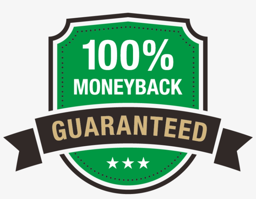 100% Money Back Guarantee - Label, transparent png #8143390