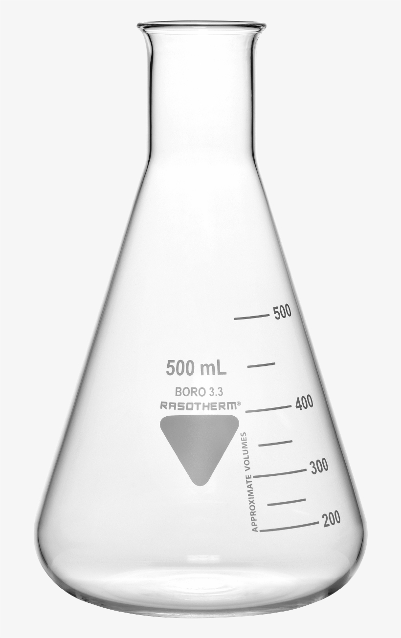Rasotherm® Erlenmeyer Flasks, Narrow Neck, Kimax , - Still Life Photography, transparent png #8143423