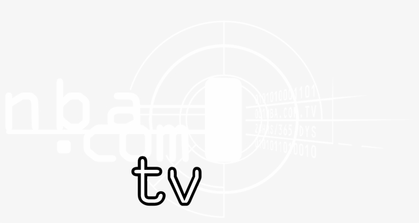 Nba Com Tv Logo Black And White, transparent png #8143715
