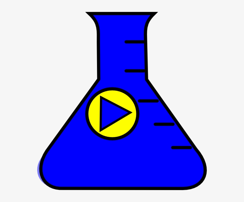 How To Set Use Flask Erlenmeyer Start Blue Svg Vector, transparent png #8143783