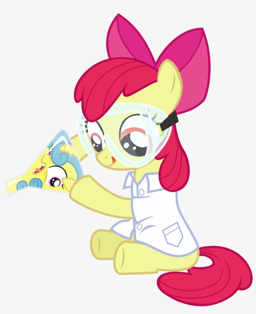 Apple Bloom, Artist Needed, Edit, Erlenmeyer Flask, - Chemist Mlp, transparent png #8143867