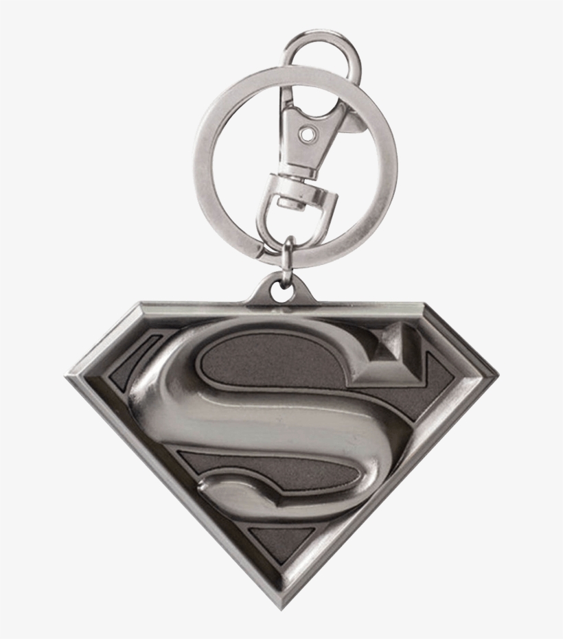 Superman Logo Keychain, transparent png #8144017