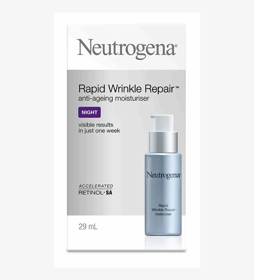 Neutrogena® Rapid Wrinkle Repair™ Anti-ageing Night - Neutrogena, transparent png #8145287