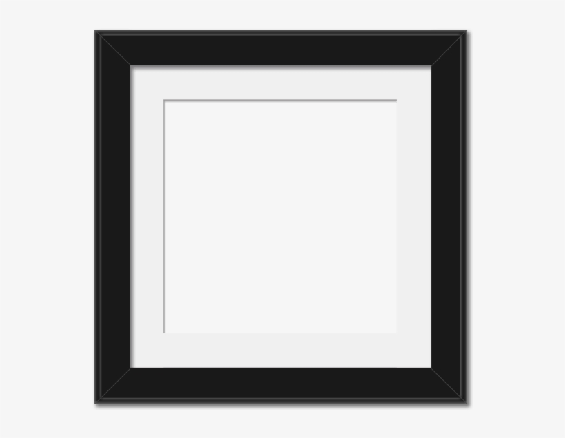 Moldura Png Preta - Picture Frame, transparent png #8145325