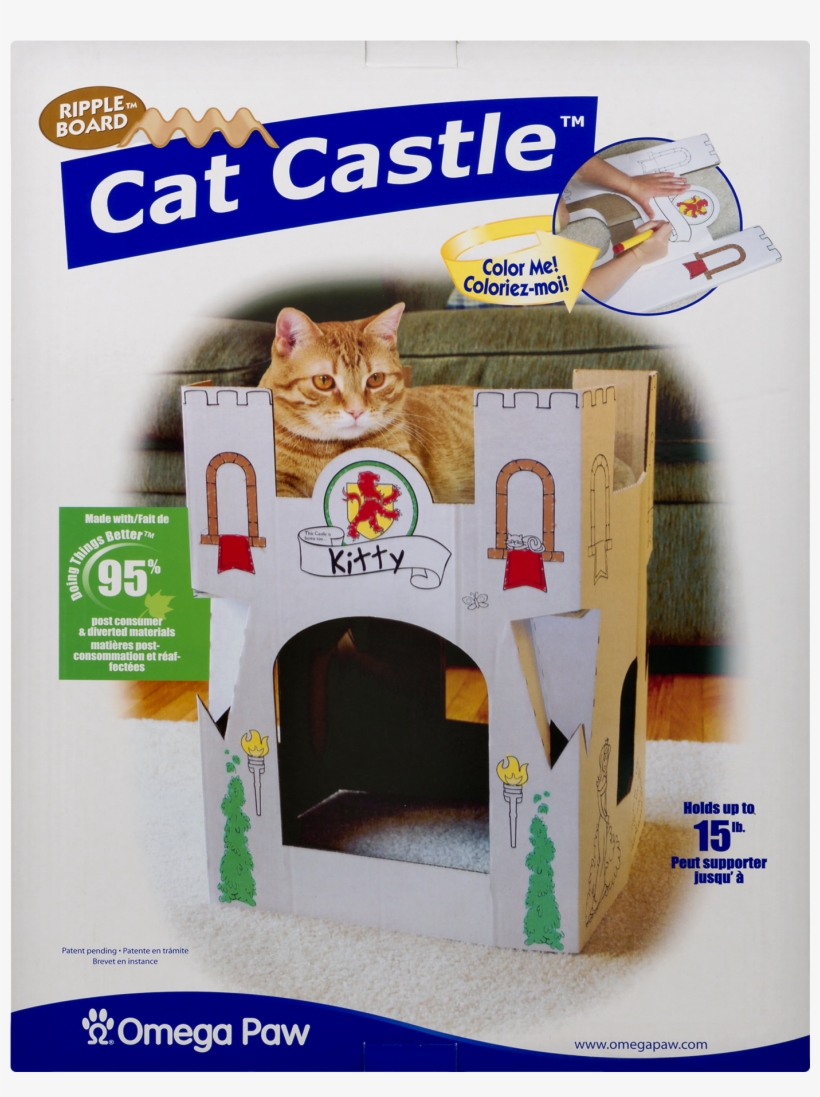 Cardboard Cat Castle, transparent png #8146288