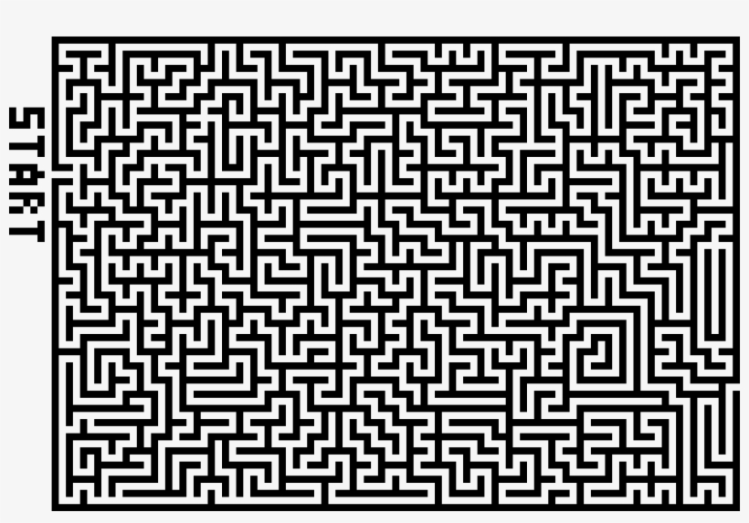Maze - Maze With No Escape, transparent png #8146689