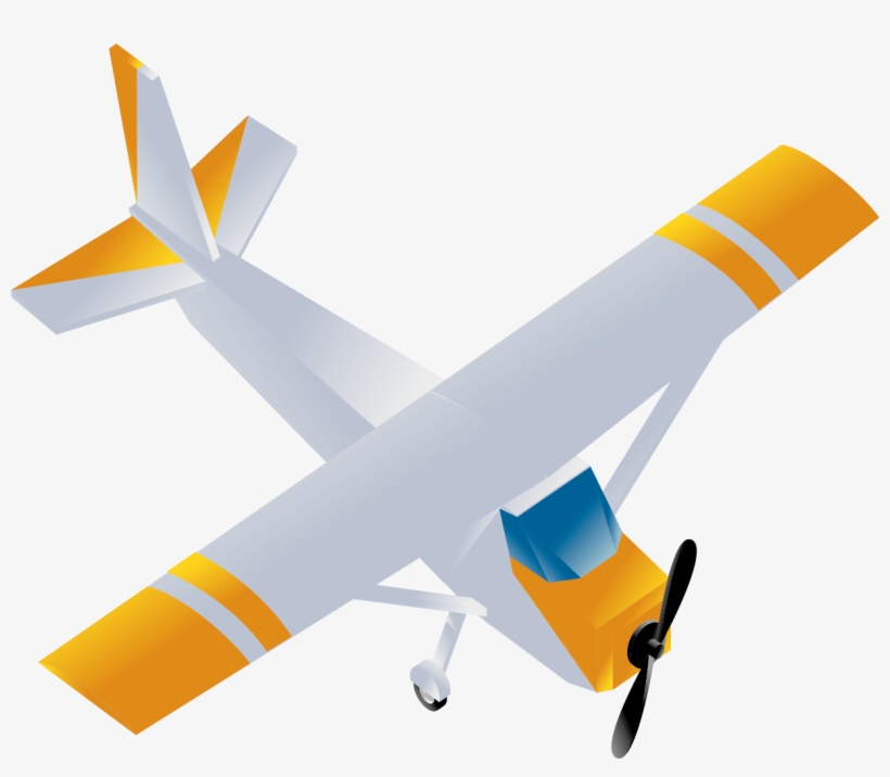 Aircraft Cartoon Fig Creative - Monoplane, transparent png #8146842