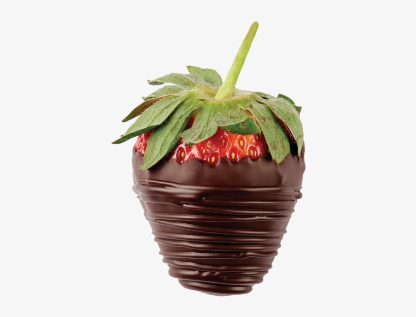 12 X Dark Chocolate Dipped Strawberry - Strawberry, transparent png #8146847