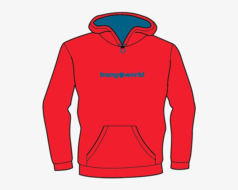 Rojo Fuego / Azul Mar - Hoodie, transparent png #8147169