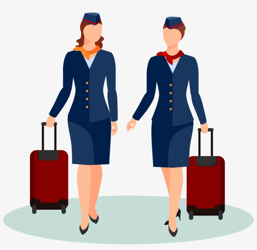 Stewardess Png - Flight Attendant Uniform Clipart, transparent png #8147238